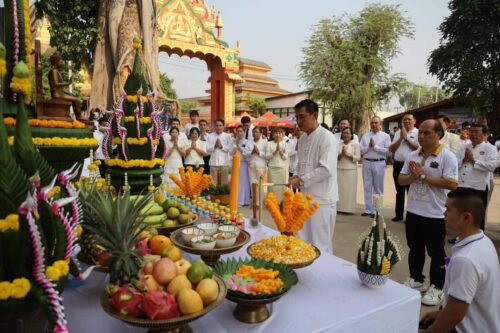 “งานพุทธาภิเษกพระพุทธมงคลสารคามประทานพร พระประธานประจำหอพระศาลากลางจังหวัดมหาสารคาม”